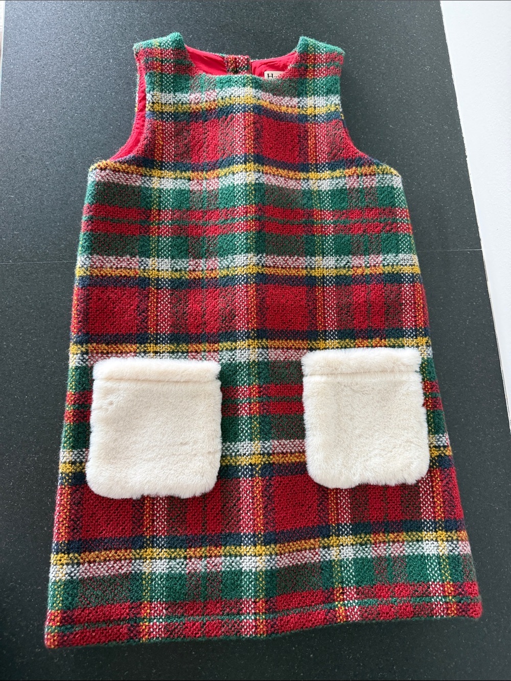 Kids plaid sleeveless dress by Hatley